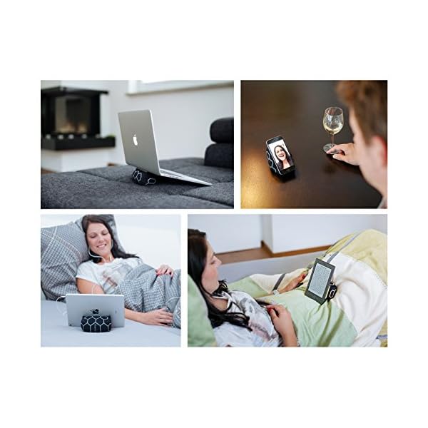 SmartTurtle® Handy/Tablet Kissen Made in Austria, Gelb iPhone iPad Halterung, für Bett, Sofa, Tisch, kompatibel mit… – Bild 6