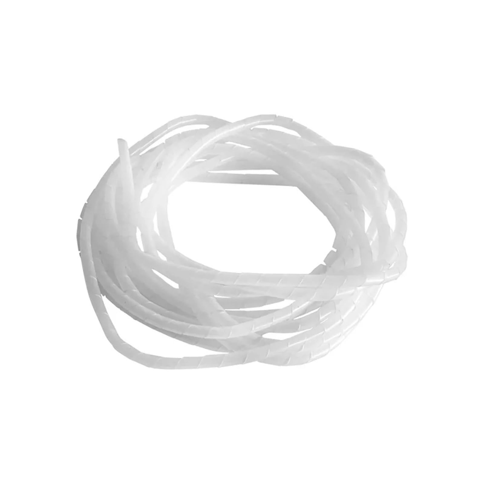 ELLANA Spiral Protector Silicone Winding Sleeve Tube ID 1mm to 12mm Spiral Wrap Cable High Temperature Resistant Sleeving Protection Material Wraps
