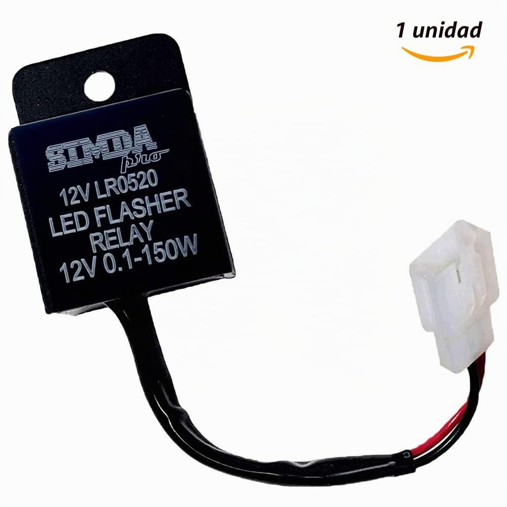 Intermitentes Moto Homologados LED Lámparas con relé Luces de Dirección Señales Universal Motocicleta