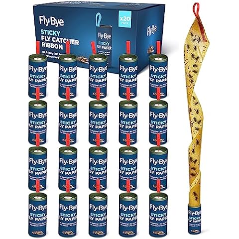 Fly-Bye 20 Pack Sticky Fly Catchers Cover