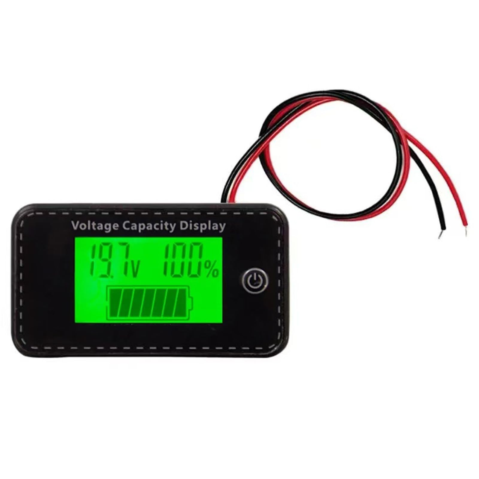 LED Display Voltmeter Waterproof Car Battery Charges Levels Indicators 5-100V Lithiums Battery Capacity Tester Electricity Meter Monitor
