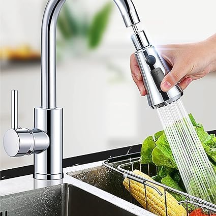 SHREE HANS CREATION 360 degree Movable Faucet Aerator Rotatable Tap Swivel Head Infinity 3 Mode Faucet Dual Flow Aerator Kitchen Sink Faucet Shower Water Faucet Sprayer