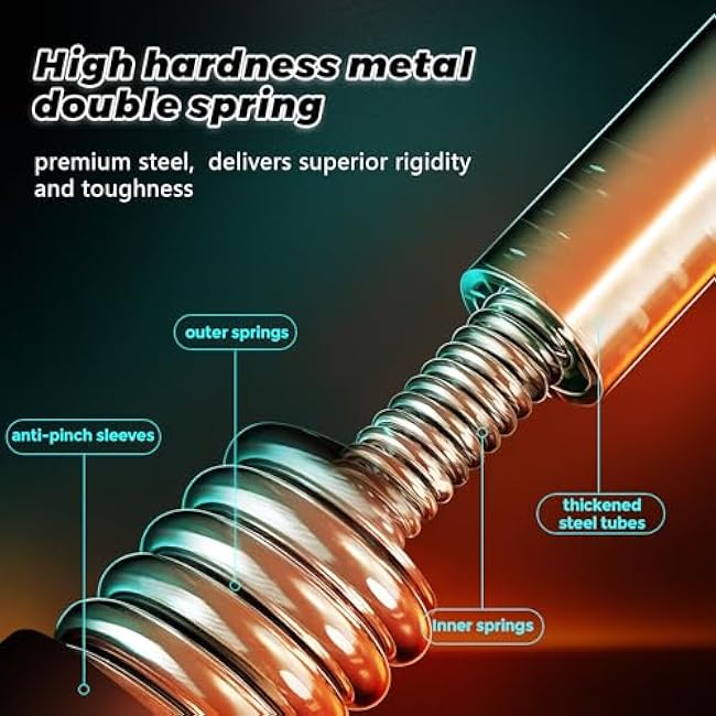 Elite Twister Arm Trainer, 40-100lb Adjustable Chest Workout Equipment, Arm Muscle Trainer for Men & Women, Portable Detachable Power Twister Bar, Home Gym Upper Body Fitness Machine