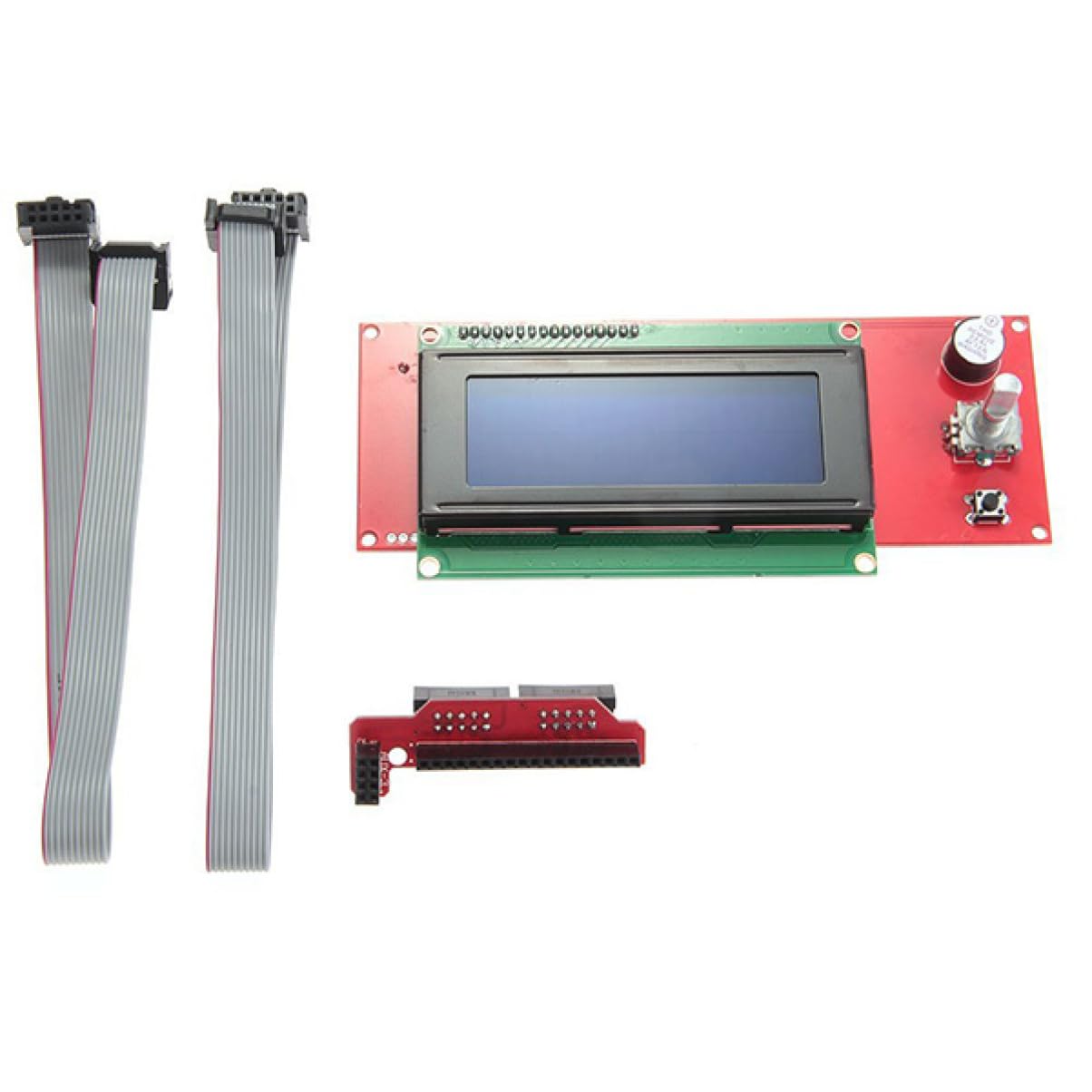 Contrôleur Intelligent à Écran Lcd Alimentation Électrique en Plastique Solide 2004 Ramps 1.4 Contrôle du Mouvement pour Imprimante 3d Reprap
