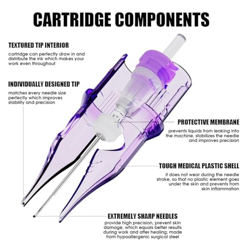 Image of Mast Tattoo Pro2 1027RM Tattoo Needle Cartridges