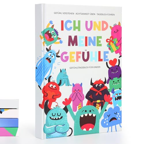 BIROYAL Gefühlstagebuch Kinder 6-12 Jahre - 100 Tage Tagebuch...