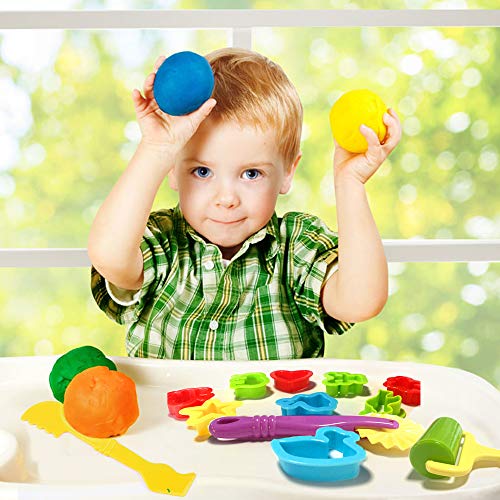 Deeg Gereedschap, 20 Pack Play Deeg Gereedschap en Cutters Rollers Cutters Extruders Kit met verschillende vormen… - Image 8