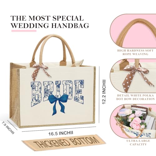 KongMoTree Bride Bag, Tote de Lona Reutilizable miniatura 4