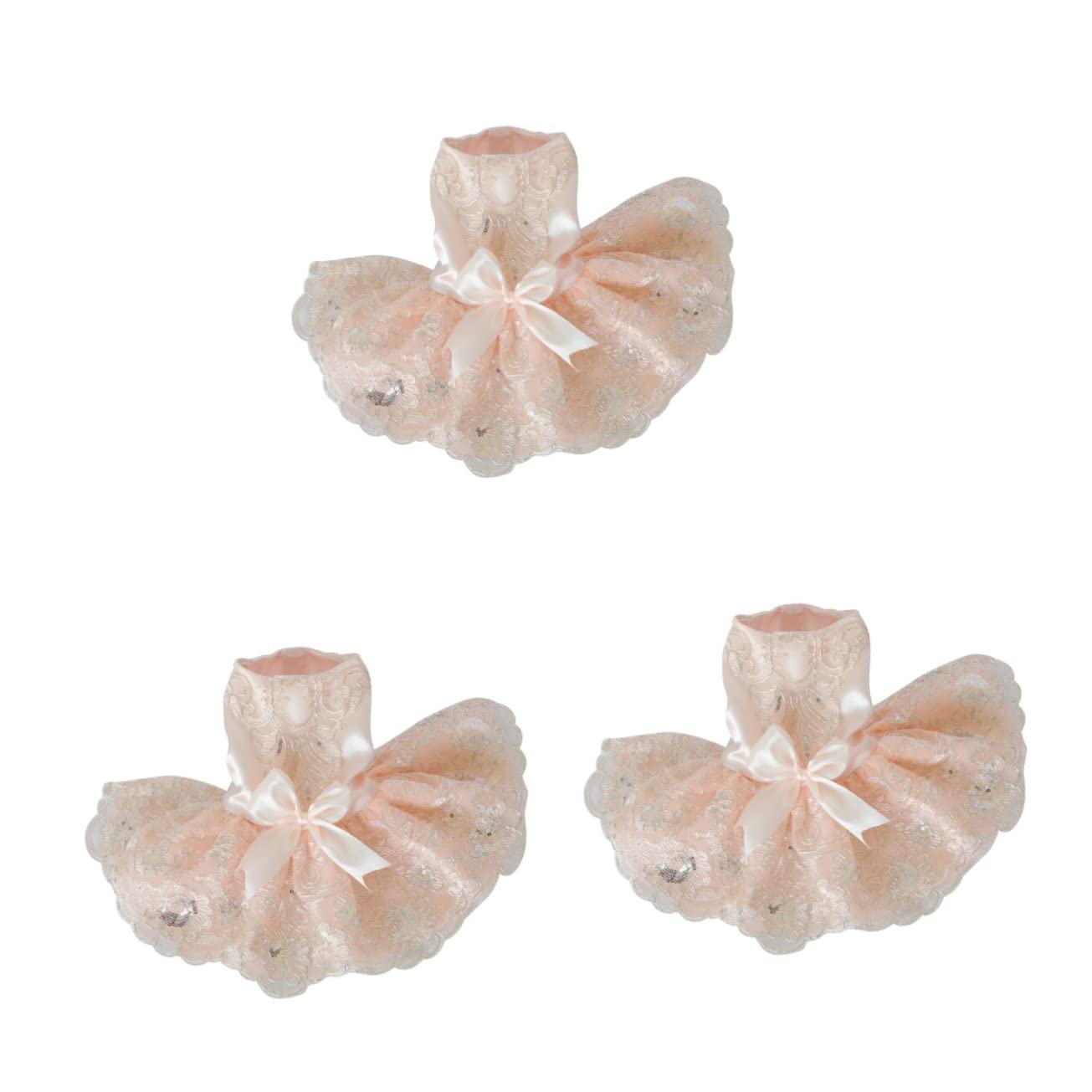 Costume pour chien de mariage SUPVOX robe en dentelle 3 pièces idéale pour photos de fête