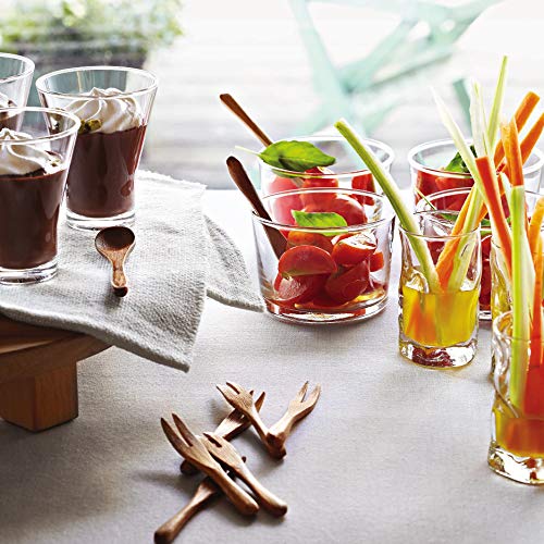 Bormioli Rocco Essential Decor Glassware – Set Of 12 Mini 7.5 Ounce Drinking Glasses For Water, Beverages ,Cocktails & Candle Holders – 7.5Oz Clear Tempered Glass Tumblers #TOP4