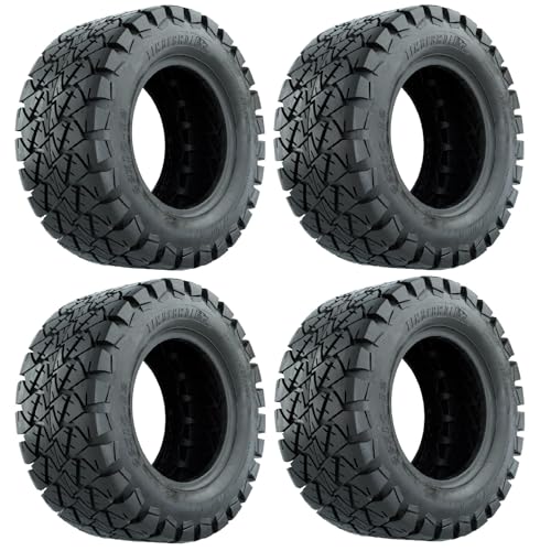 GTW Timberwolf 22 inch Golf Cart All Terrain Tire | 22x10-12 | A/T Tire | 4-Ply | Universal Fitment with 12 inch Wheels | Set of 4