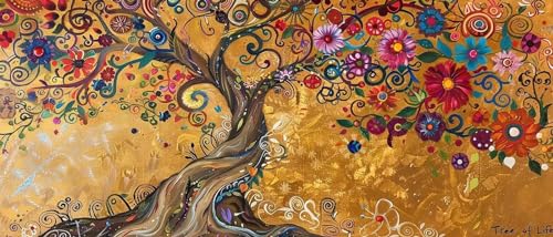 Peinture diamant arbre de vie 5D, le cadeau créatif idéal pour passionné de mosaïque