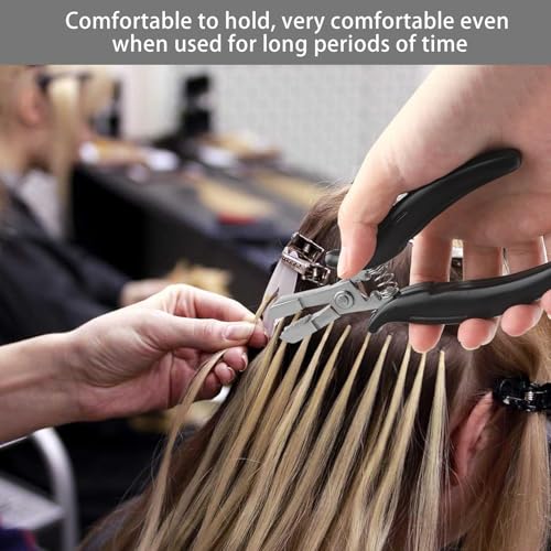 Extensions Zange Zum Entfernen Von Mikroringen Und Fusion Glue Bond - Bonding Entferner (Schwarze)