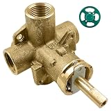 2510 Shower Valve, Brass Pressure Balancing Shower Valves Replacement for Moen 2510-1/2 Inch IPS Connections, For moen Trim Kit, 4-Port Design with 1222 Cartridge Included