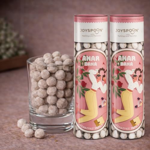 Image of JoySpoon Anardana Goli Pack of 2, 300g Supari Free Mouth Freshener For Digestion After Meal Mukhwas Mouth Freshener