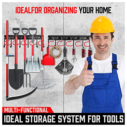 Sedy 86046 68 Inch All Metal Garden Tool Organizer Hooks thumb #5