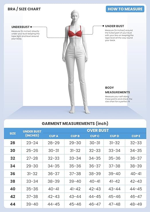 Image of GRECIILOOKS Bra for Woman Combo| Size 32-38 | Non Padded Bra for Woman | Wireless Everyday Bras for Women | Seamless Tshirt Bra's for Women Full Coverage
