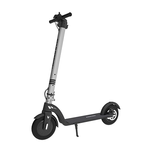 Swagger 7 Electric Scooter for Adults with High Powered 850W Motor, Removable Battery, 265 LB Capacity, Dual Brake System, and 8.5-inch Tires
