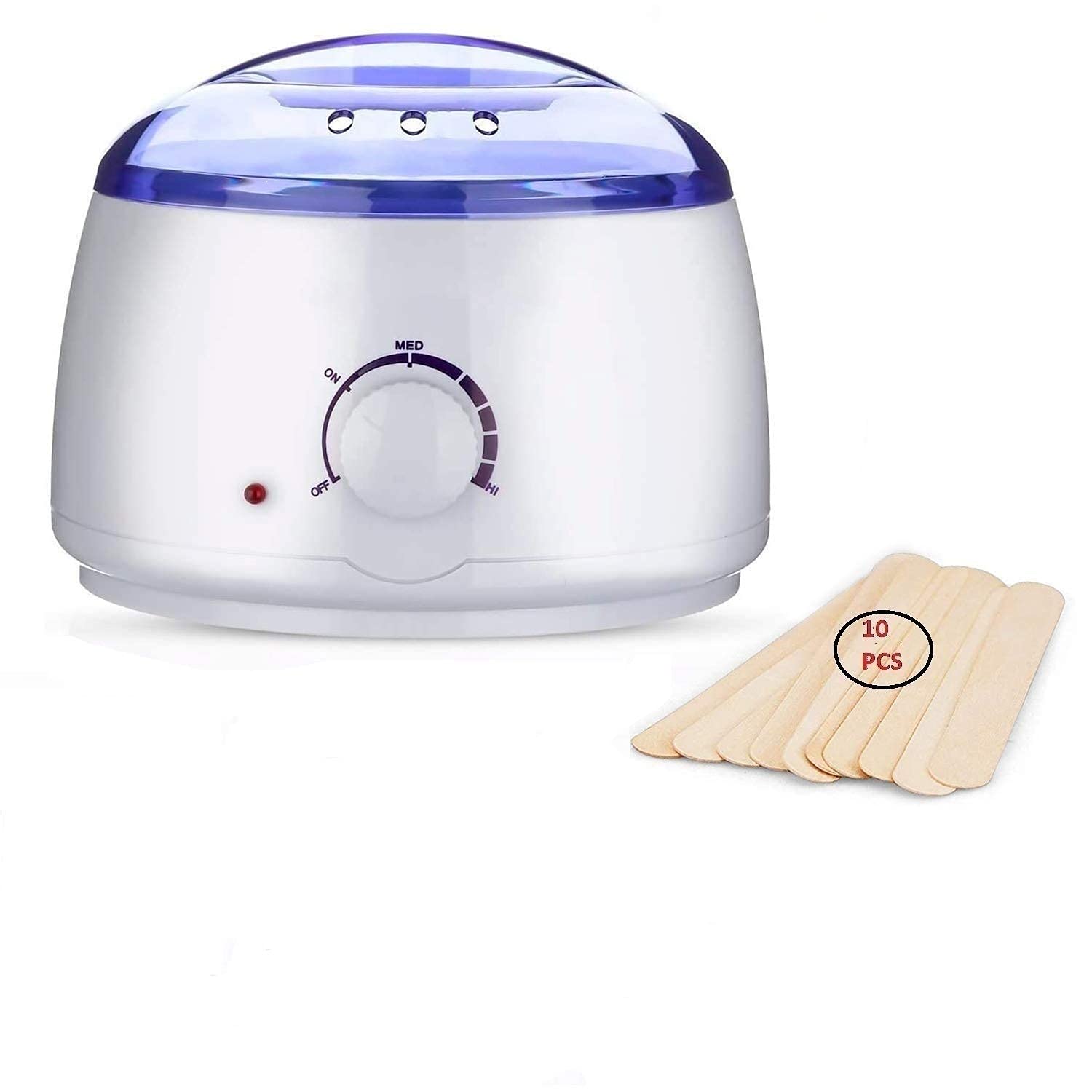 JANRAVI Warmer Wax Pro Warmer Hot Wax Heater for Hard, Strip and Paraffin Waxing Kit Temperature Regulator Wax Heater (10 strip free, 100 gm wax bens free)(Color May Vary)