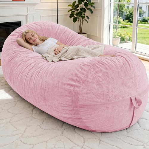 Image of 6FT Bean Bag Chair 6'Giant Bean Bag Chairs with Adults, Large Beanbag Chair