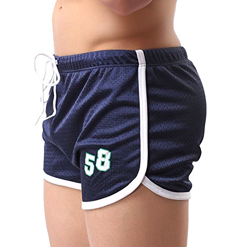 Image of Ouber Men's Fitted Shorts Bodybuilding Workout Gym Running Tight Lifting Shorts