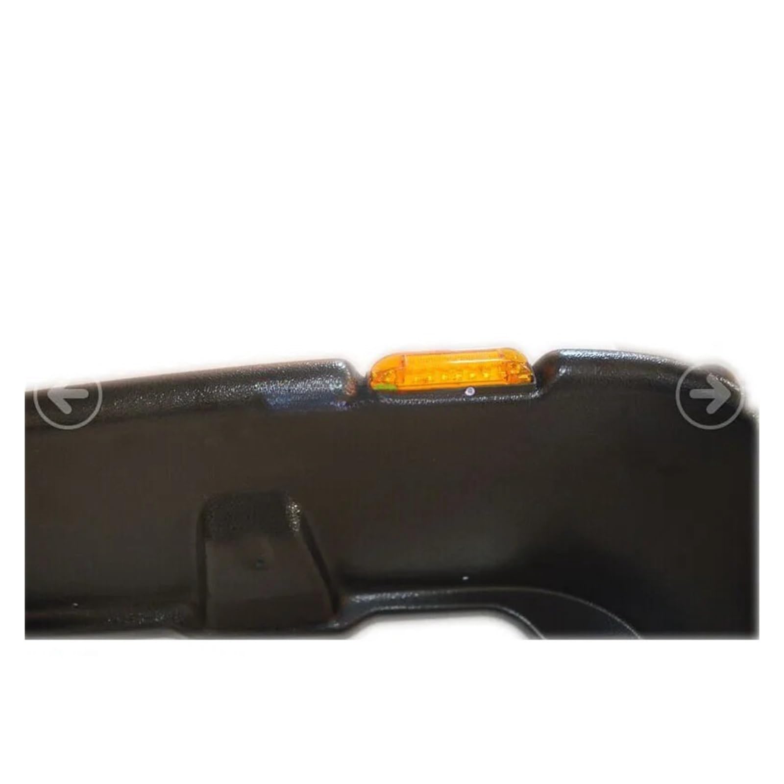 Kit élargisseurs d'ailes ABS J094, 4 élargisseurs avant et arrière, Compatible pour Jeep W/Rangler J/K, sourcils de roue d'avion avec éclairage LED ambre