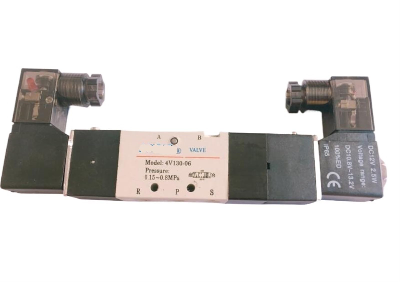 Électrovanne d'air 4V130-06 1/8 pour commande pneumatique 5 ports AC220V