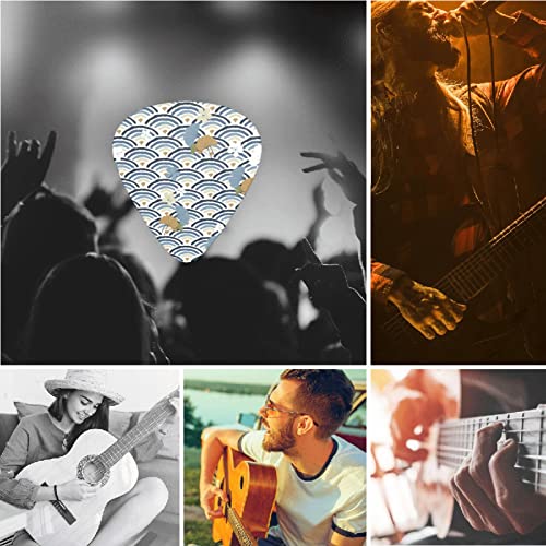 Lot de 12 médiators en forme d’écailles de sirène Ginkgo Biloba Wave Blanc pour guitare électrique, basse acoustique, cadeau avec boîte - Les Beatles, Paul McCartney, John Lennon, RIngo Starr, George Harrison Lot de 12 médiators en forme d'écailles de sirène Ginkgo Biloba Wave Blanc pour guitare électrique, basse acoustique, cadeau avec boîte – Image 8