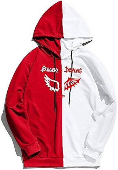 Amazon.com: Zedale Jaden Hossler Sudadera con capucha de costura Color  Sudadera Mujeres/Hombres Ángeles y Demonios Chándal Social Stars Jxdn  Harajuku Ropa, Moderno / Equipada, XXL : Ropa, Zapatos y Joyería
