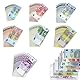 AUNGCSHE 350 Blätter Kaufmannsladen Spielgeld Kinder, 5/10/20/50/100/200/500, spielgeld für Kaufmannsladen Zubehör, Kaufladen Zubehör Kinder, Rollenspiele und Lernen