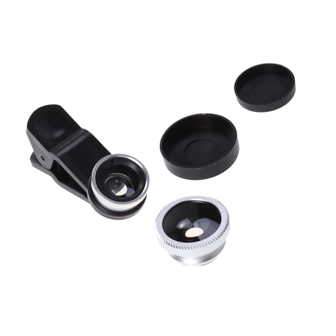 Angoily 3 1 Wide Angle Lens for Cellphone External Camera Phone Telephoto Lens Fisheye Mirror Macro Lens for Phone Mobile Phone Macro Lens Phone Charms Cell Phone Camera Lens Set Triple