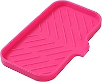 Vista 22 de MicoYang Jaboneras de baño de silicona con boquilla de drenaje - Organizador de fregadero de baño y cocina, soporte para esponja, bandeja de jabón