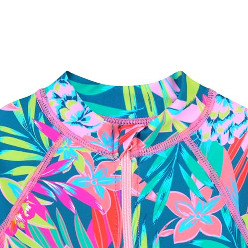 Image of XFGIRLS Baby /Toddler Girls Swimsuit Long Sleeve One-Piece Bathing Suit Rash Guard