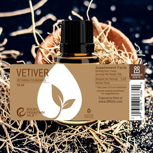 Aceite Esencial Vetiver 15ml para Aromaterapia miniatura 2
