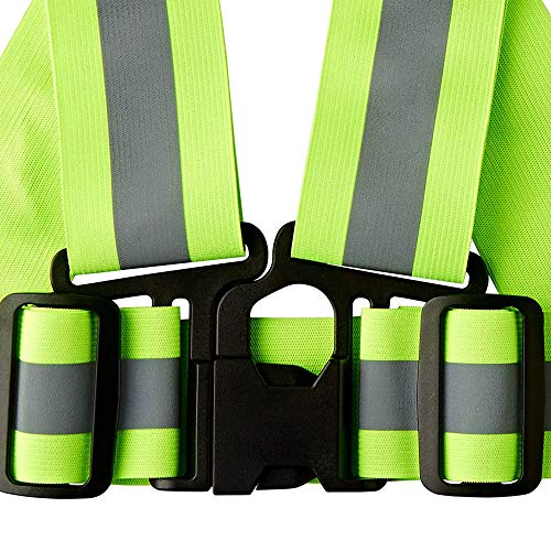 4R Quattroerre.it 4090 Homologierte reflektierende Hosenträger für Motorräder und Fahrräder