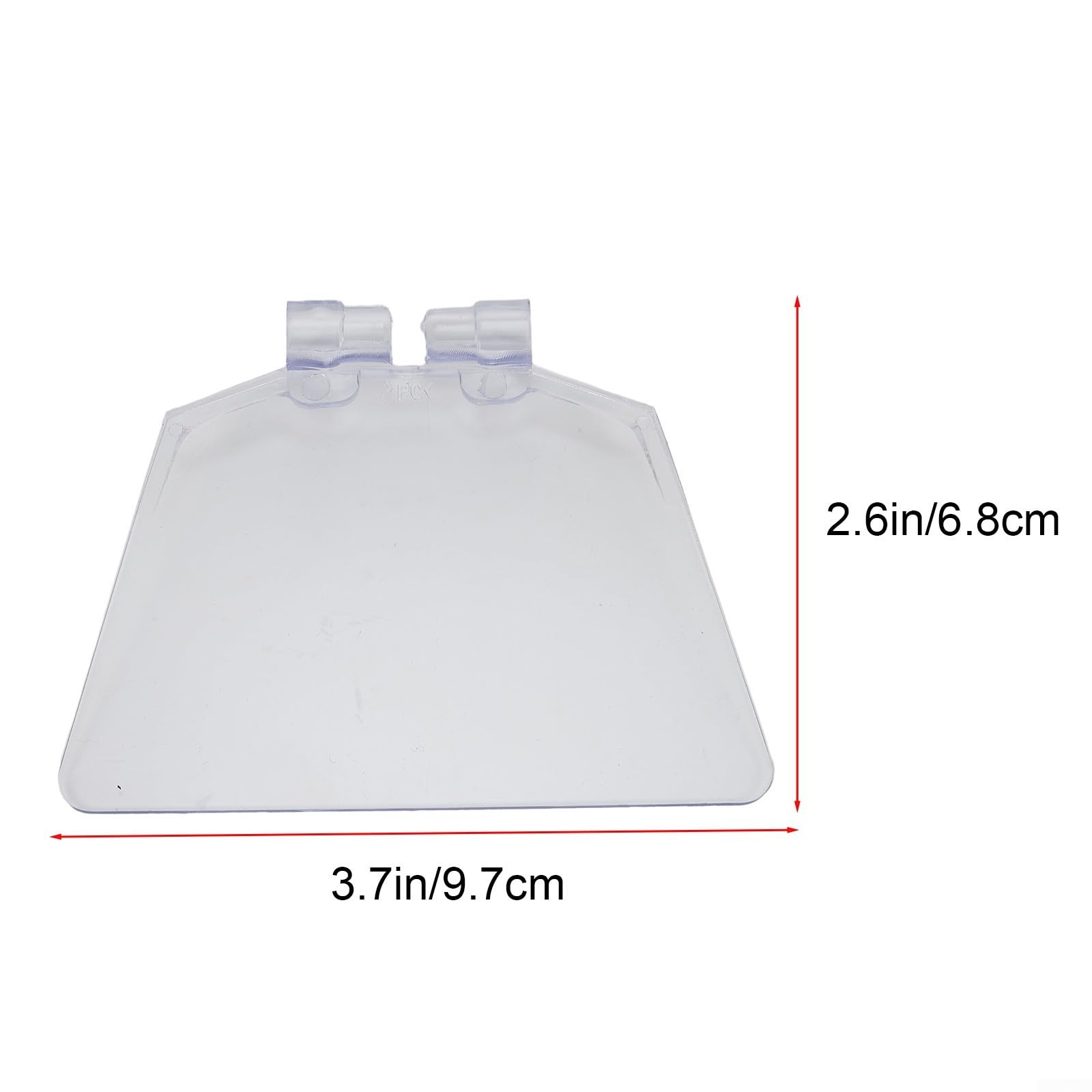Protectores oculares para amoladora de banco, plástico ABS transparente, paquete de 2