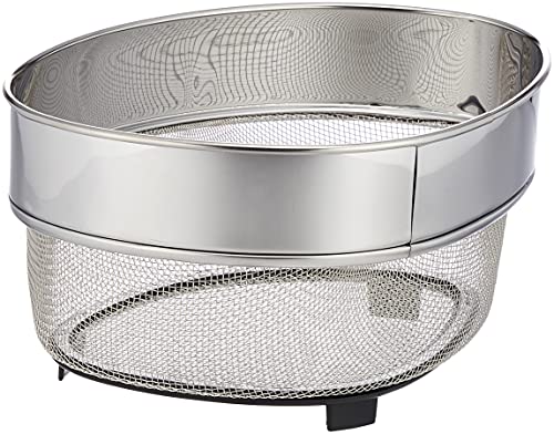 Pearl Metal HB-1654 Triangle Corner Colander, Large, Stainless Steel, Made in Japan