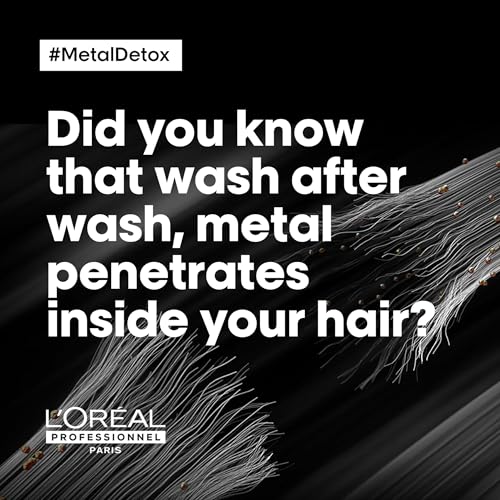 L'Oreal Professionnel Metal Detox Shampoo, Protection from Metal Particles and Heat, Smoother and Shinier Hair, Suitable For All Types of Coloured Hair, 500ml - Image 3