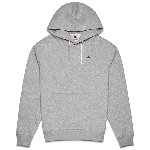 Hoodie à capuche Gramys Kappa homme gris S en molleton doux