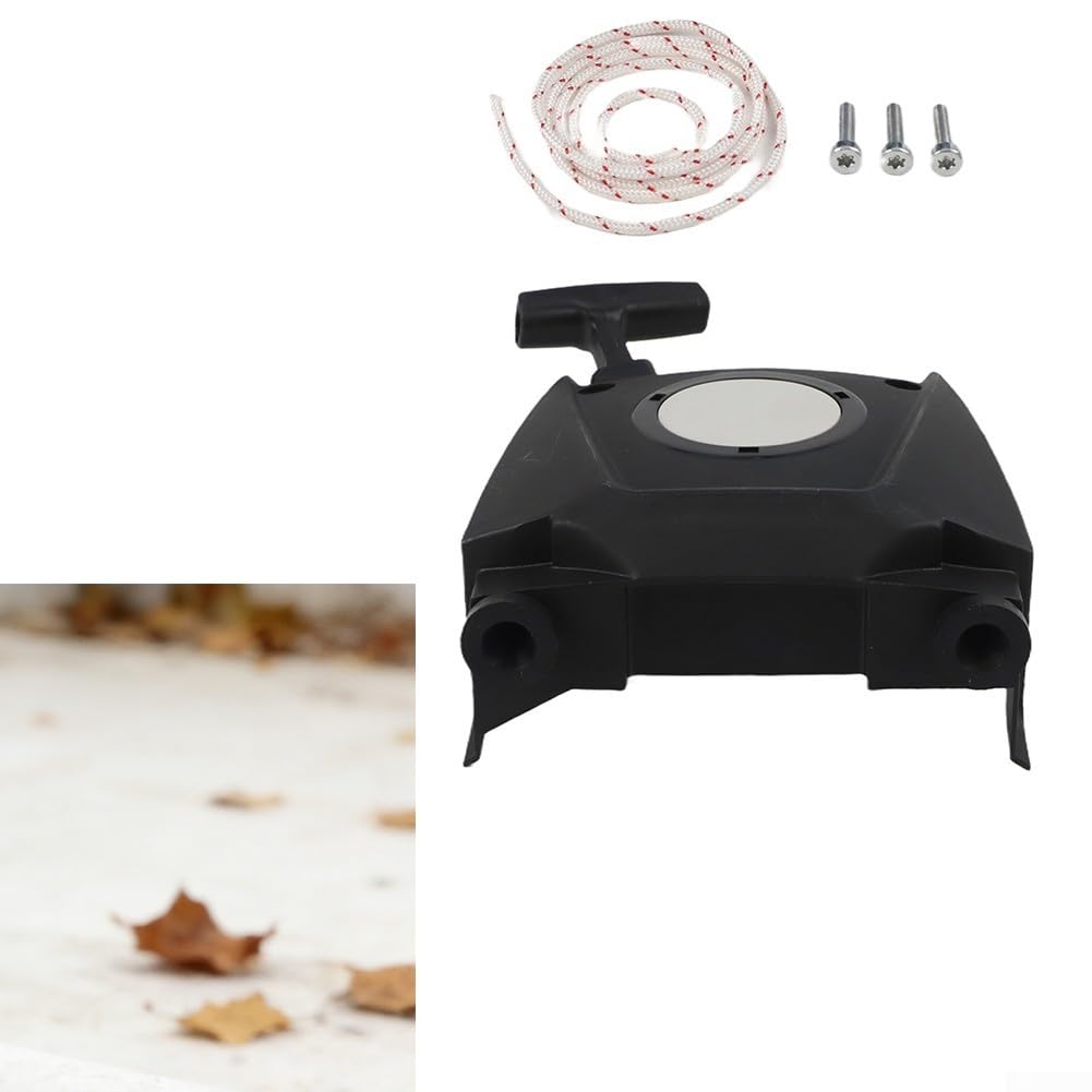 Rewind Starter 4283 190 4023 Pieza de repuesto para sopladores de hojas BR800C BR800 C-E 800 C, construcción de plástico para mantenimiento de jardines y patios