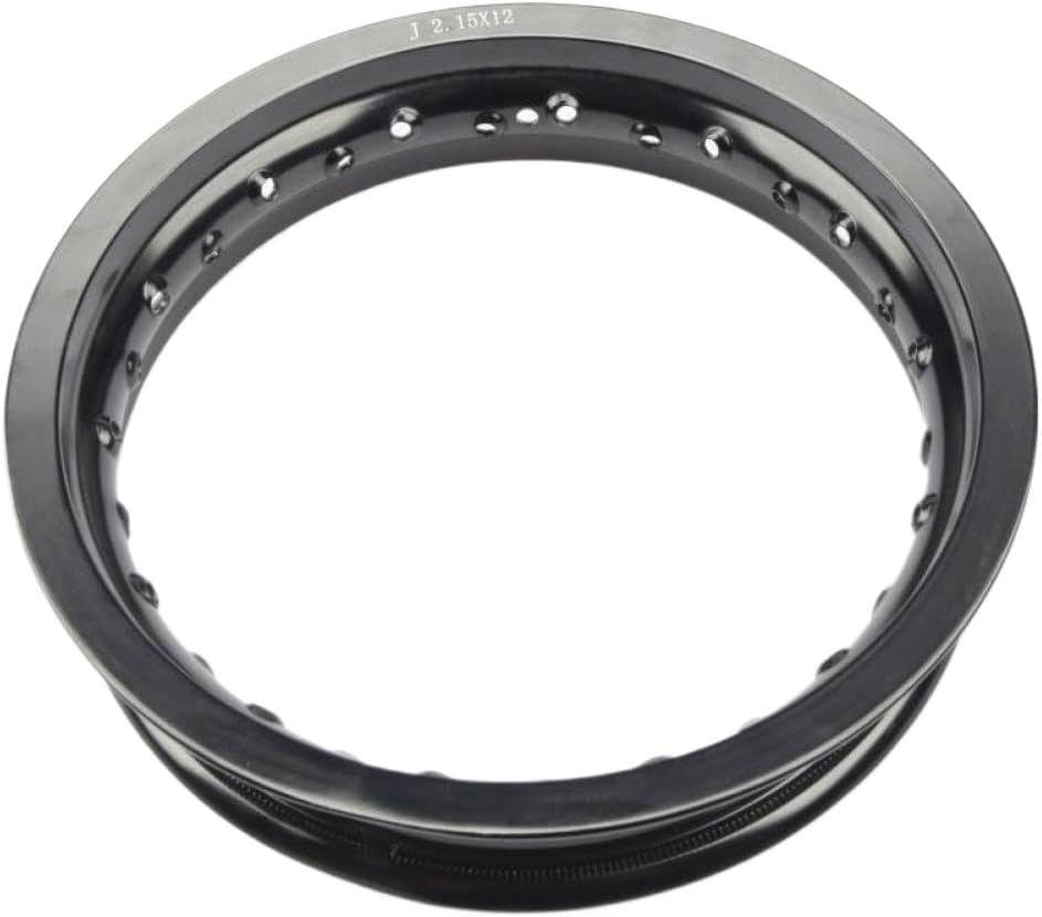 Motorcycle Aluminum Wheel Rim 28 Spokes Holes 2.15x12 Compatible With Moto Motorbike