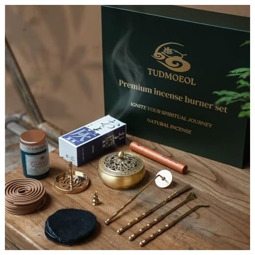 Copper Incense Burner Set with Tools