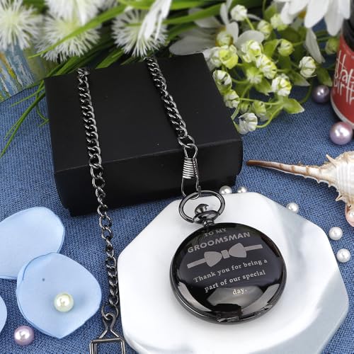 Image of Groomsmen Gifts,Groomsmen Proposal Gift,Pocket Watch for Groomsmen,Groom Gifts,Best Man Gifts from Groom,Groomsman Proposal Gifts,Groom Gifts from Bride,Groomsman Gifts for Wedding,Husband Gifts