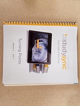 Spiral-bound California Studysync Grade 6 Unit 1 Teacher's Edition Pacing Guide. Book