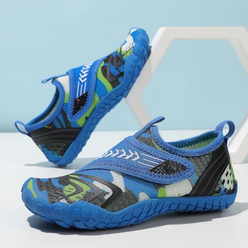 Image of UBFEN Kids Water Shoes for Boys Girls Quick-Dry Swim Aqua Socks | Lightweight, Barefoot-style, Perfect for Water parks, Beach, Pool, Kayak, Creek Hiking, Camping, Toddler, Little Kid, Big Kid
