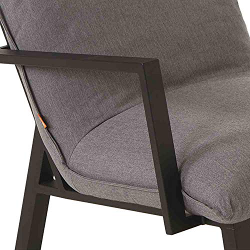Sunbrella in Dunkelgrau: Stoff mit eigenem Ruf