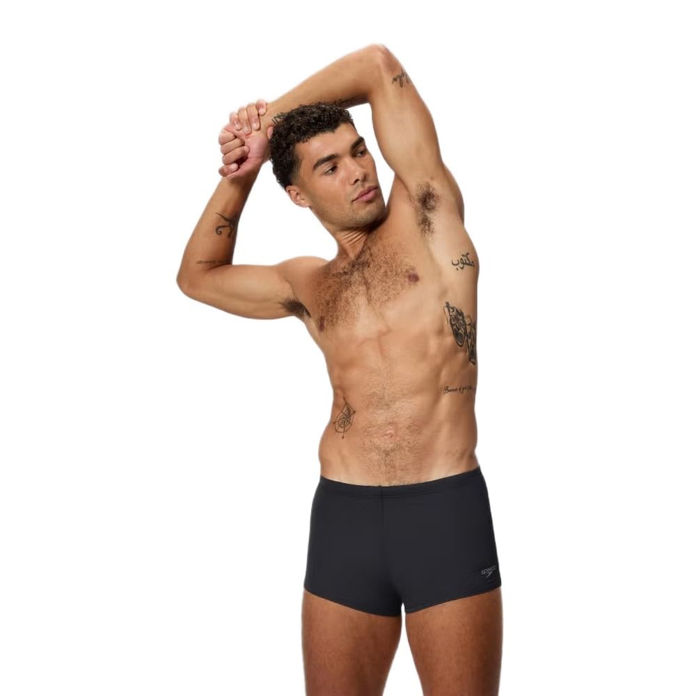 Speedo Men's Hyperboom Aquashort, Black, 38