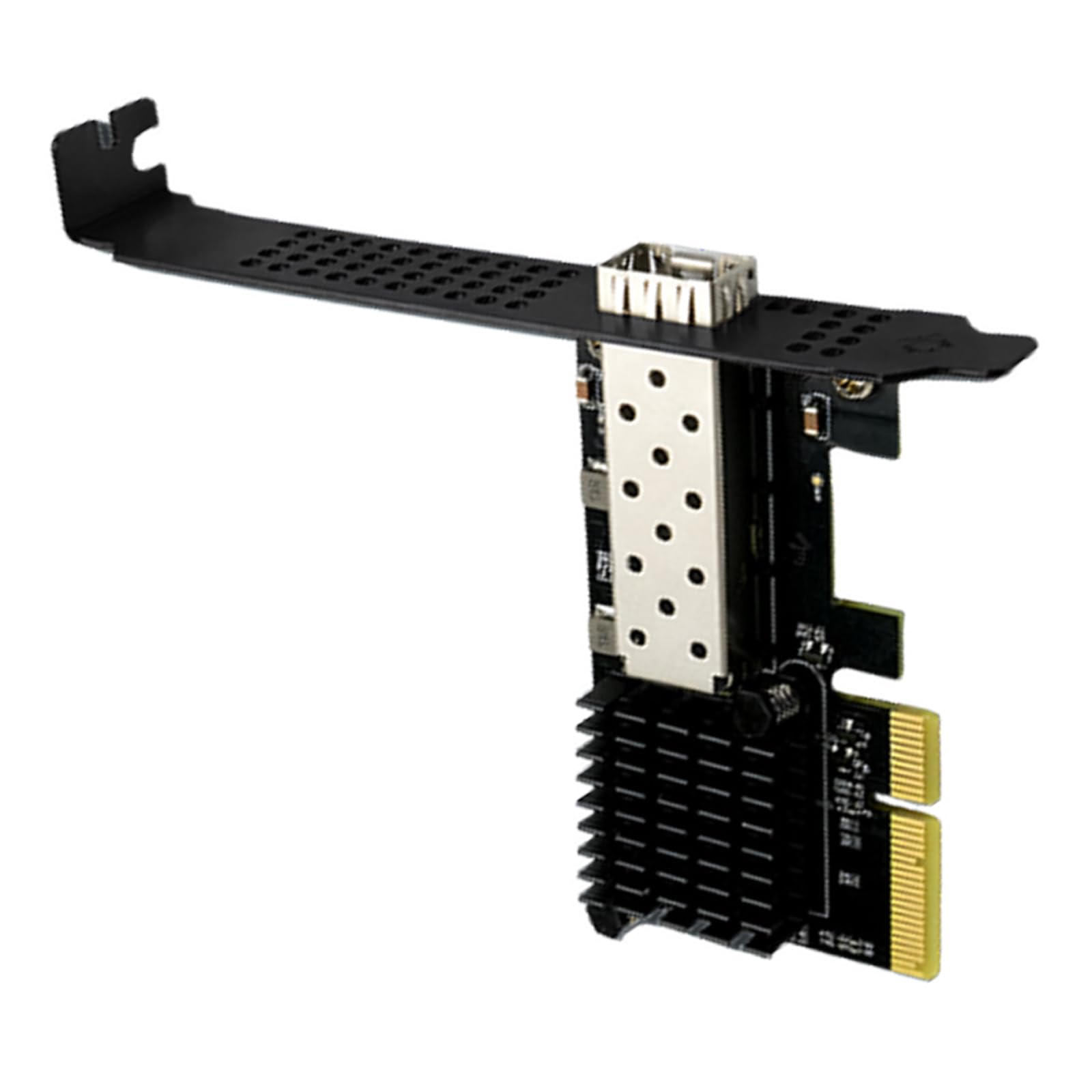 Scheda di rete a porta singola 10G SFP+ in fibra ottica, connessione Ethernet industriale 10G per server desktop e virtualizzazione