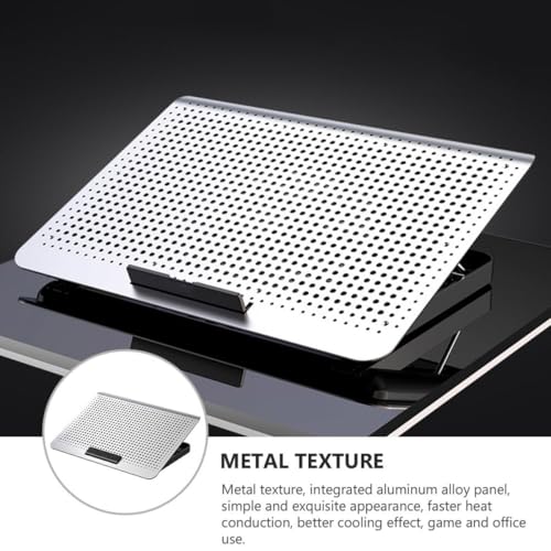 Base refrigerante para laptop con ventilador silencioso ajustable miniatura 4