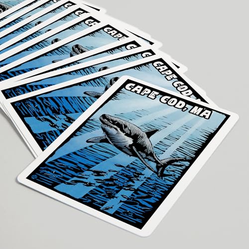 Baraja de Cartas Póker Cape Cod Gran Tiburón Blanco miniatura 5